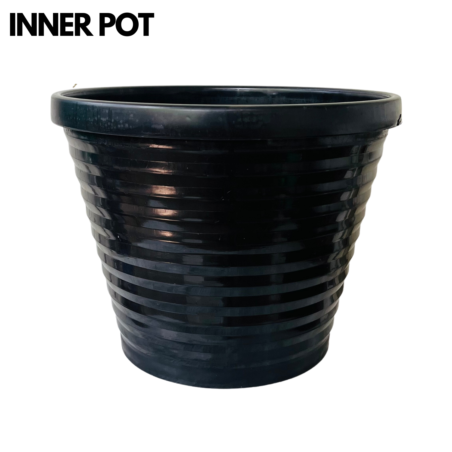 TN 37cm Round Planter With inner For Home | Office | Indoor Garden | Home& Garden