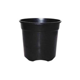 8 Inch Gro Pro Black Plastic Pot for Home & Garden