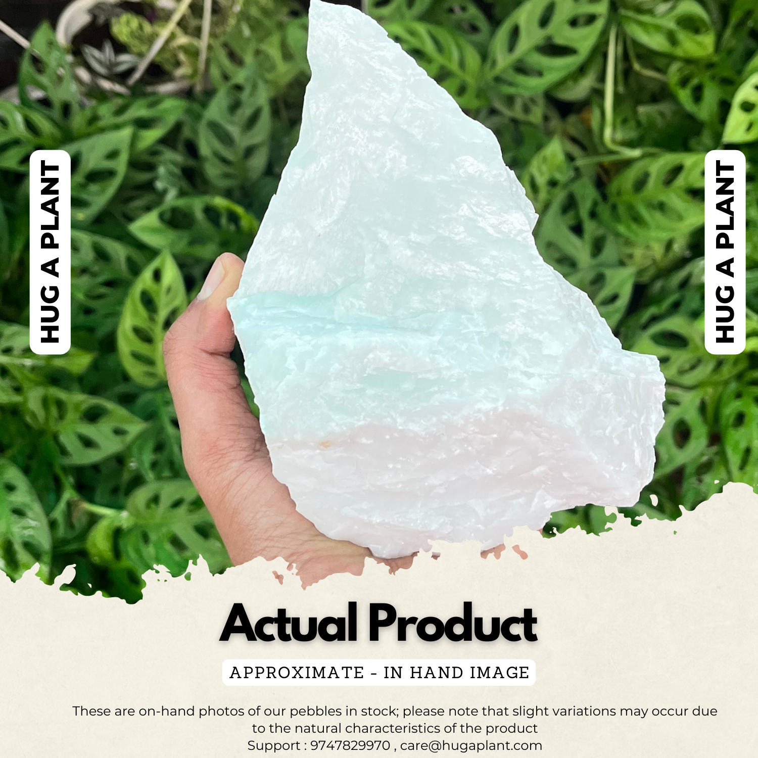 White Marble Rock Stone for Decoration |Garden|Table| Home Decor|Vase Fillers|Auqarium