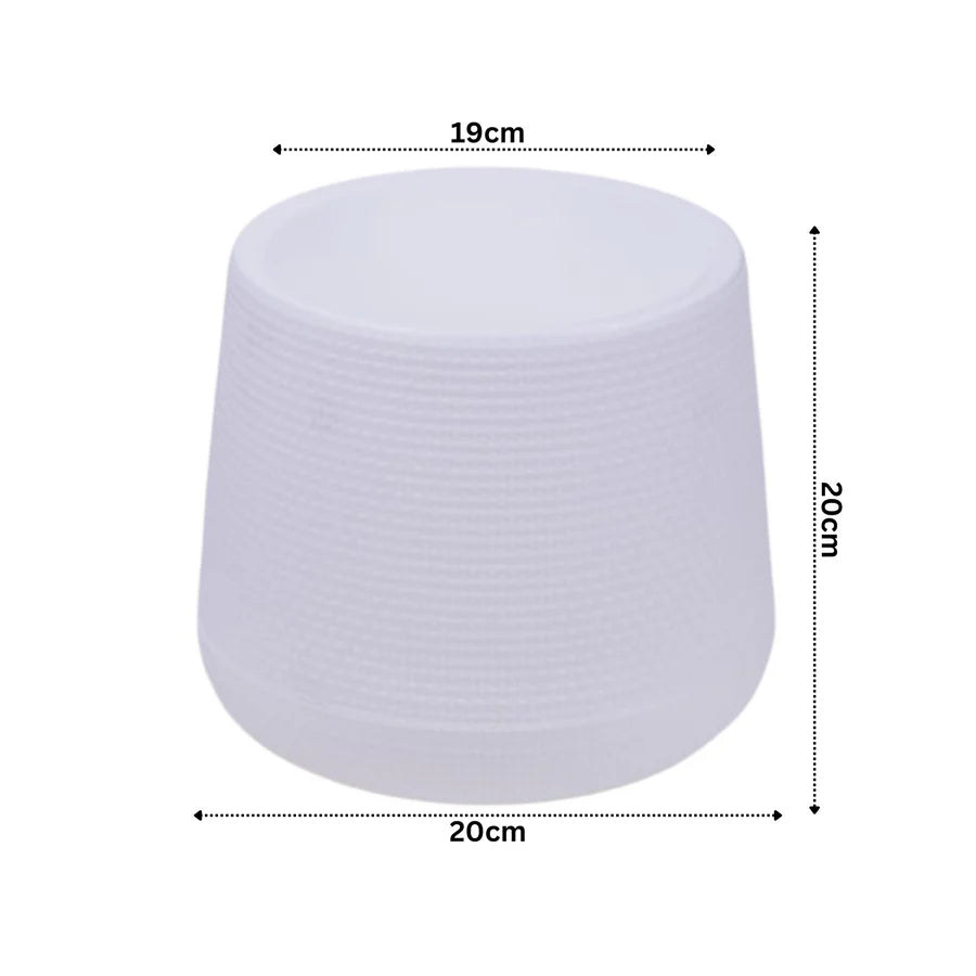 Hug A Plant | Aglaonema  Sapphire Pink in Mudkuda Round Plastic Pot – Elegant Indoor Plant for Home & Office Décor