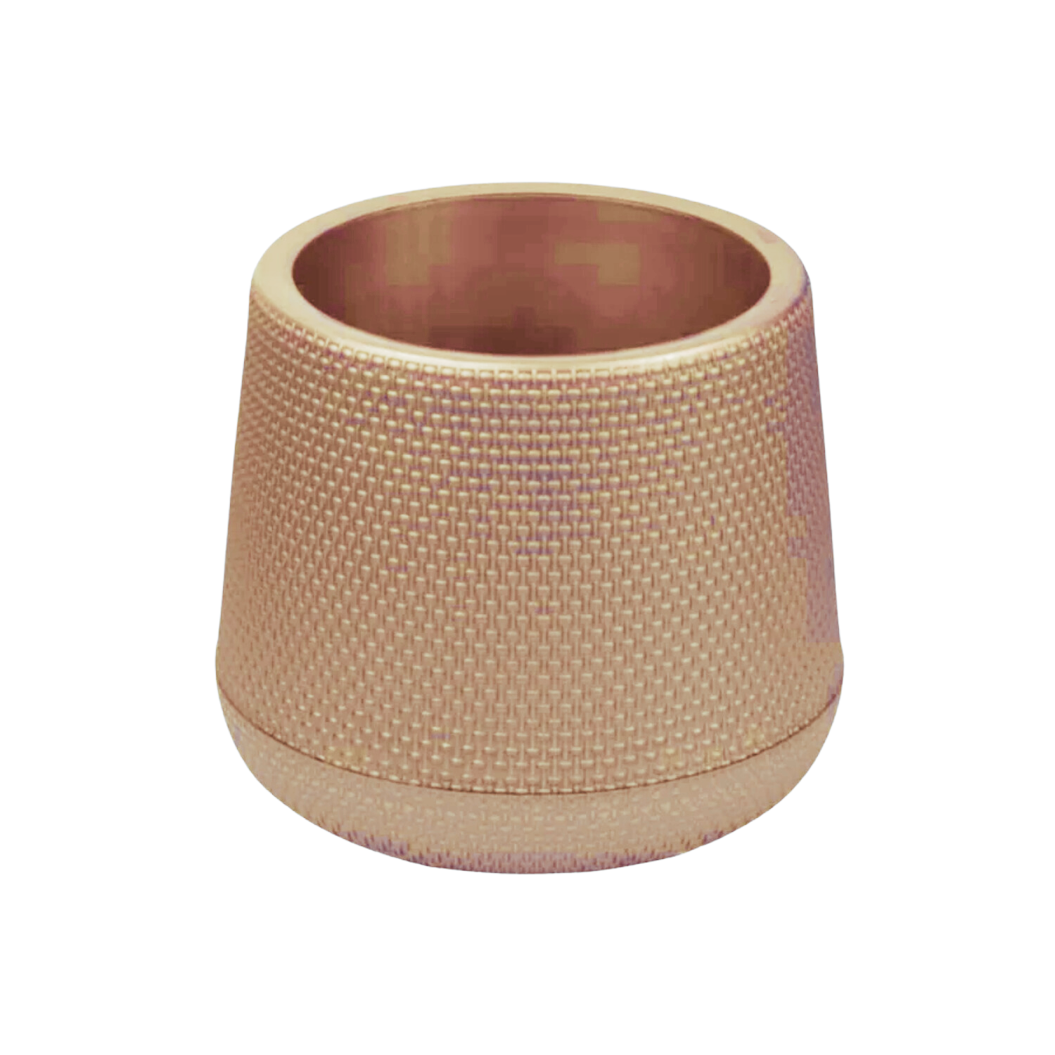 Mudkuda Golden Round Plastic Pot for Home & Garden