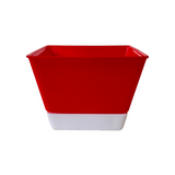 SP4 10cm Square selfwatering Pot For Tabletop | Office | Indoor Garden | Home& Garden (4INCH | 10CM)