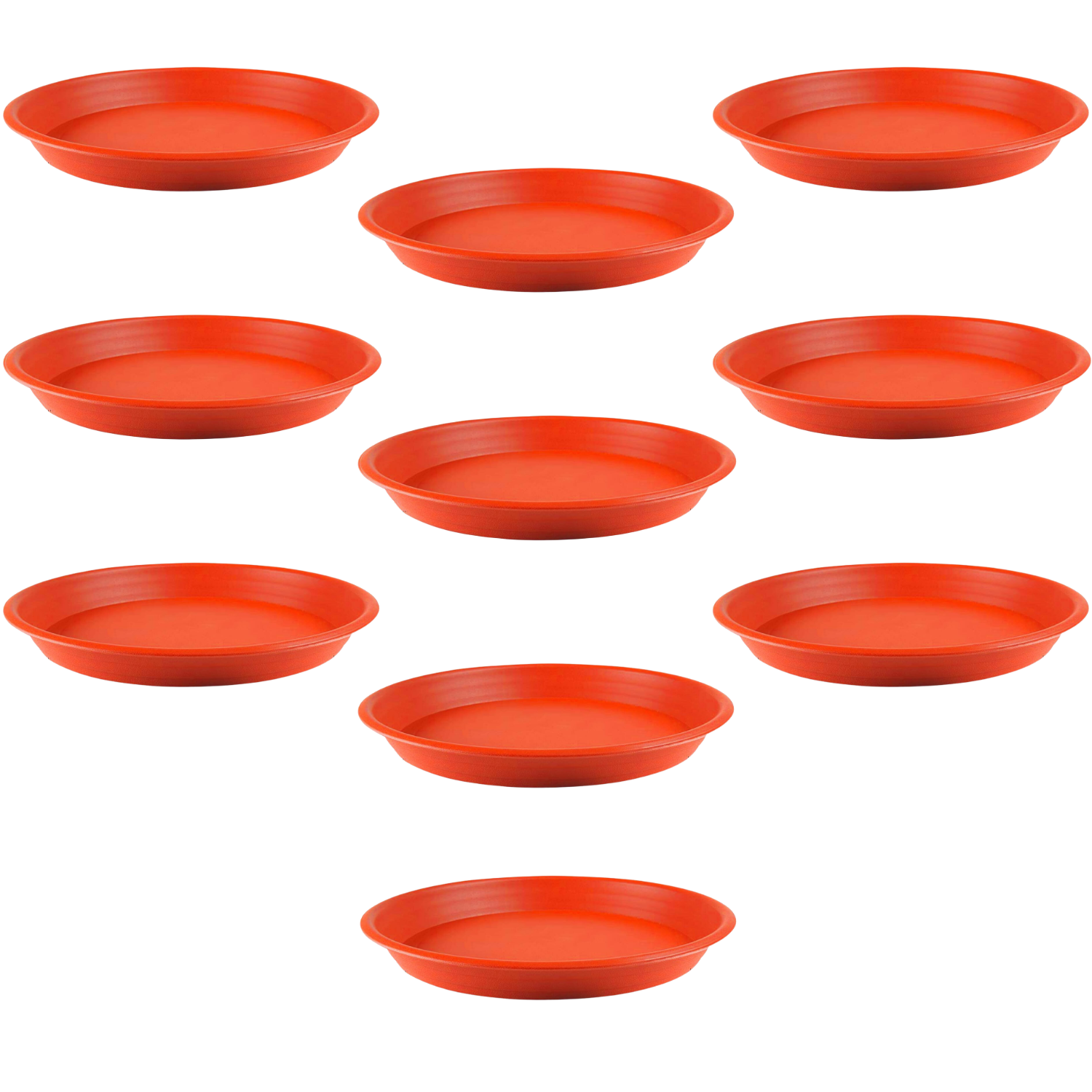 Hug A Plant|UV Treated Round Bottom Tray Suitable for 10 inch Round Plastic Pot|Heavy Duty Highly Durable Tray for Indoor Home & Garden Decor (25CM|10INCH)