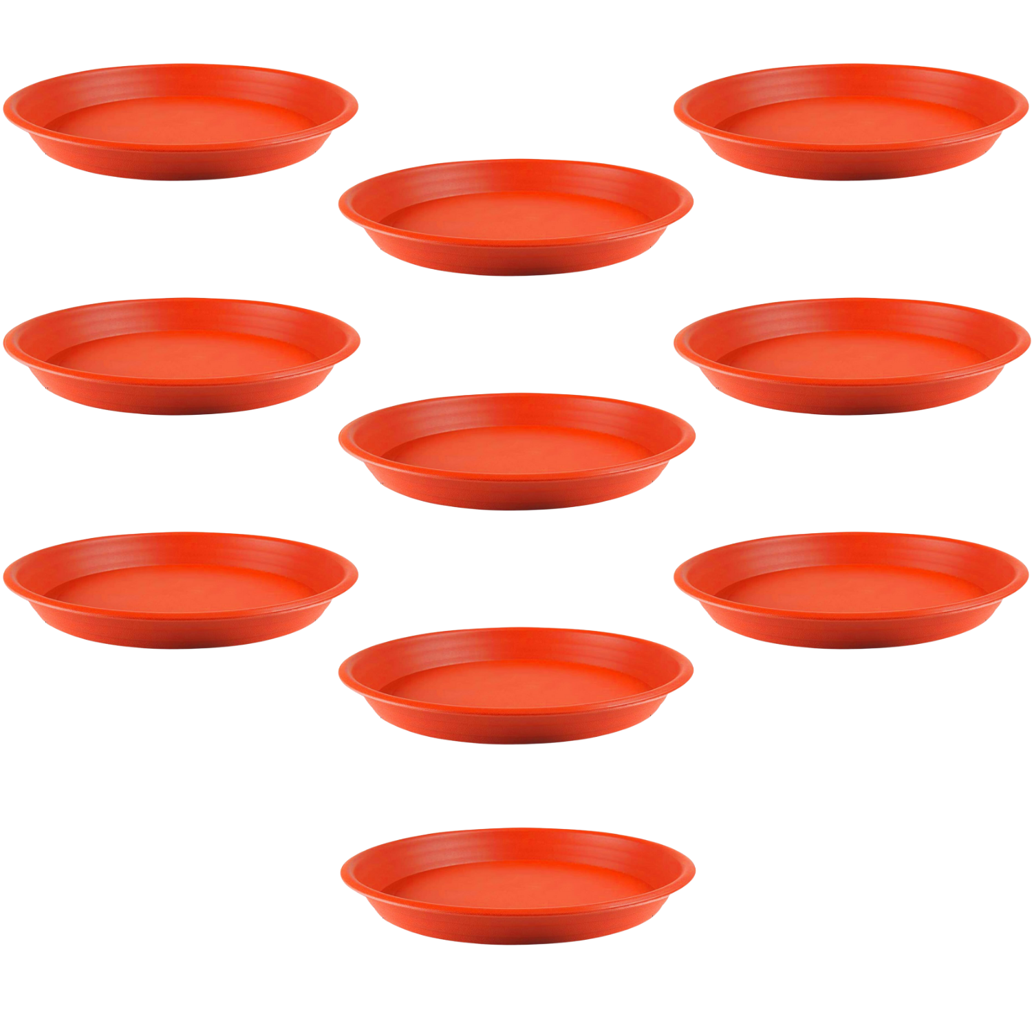 Hug A Plant|UV Treated Round Bottom Tray Suitable for 8 inch Round Plastic Pot|Heavy Duty Highly Durable Tray for Indoor Home & Garden Decor (20CM|8INCH )
