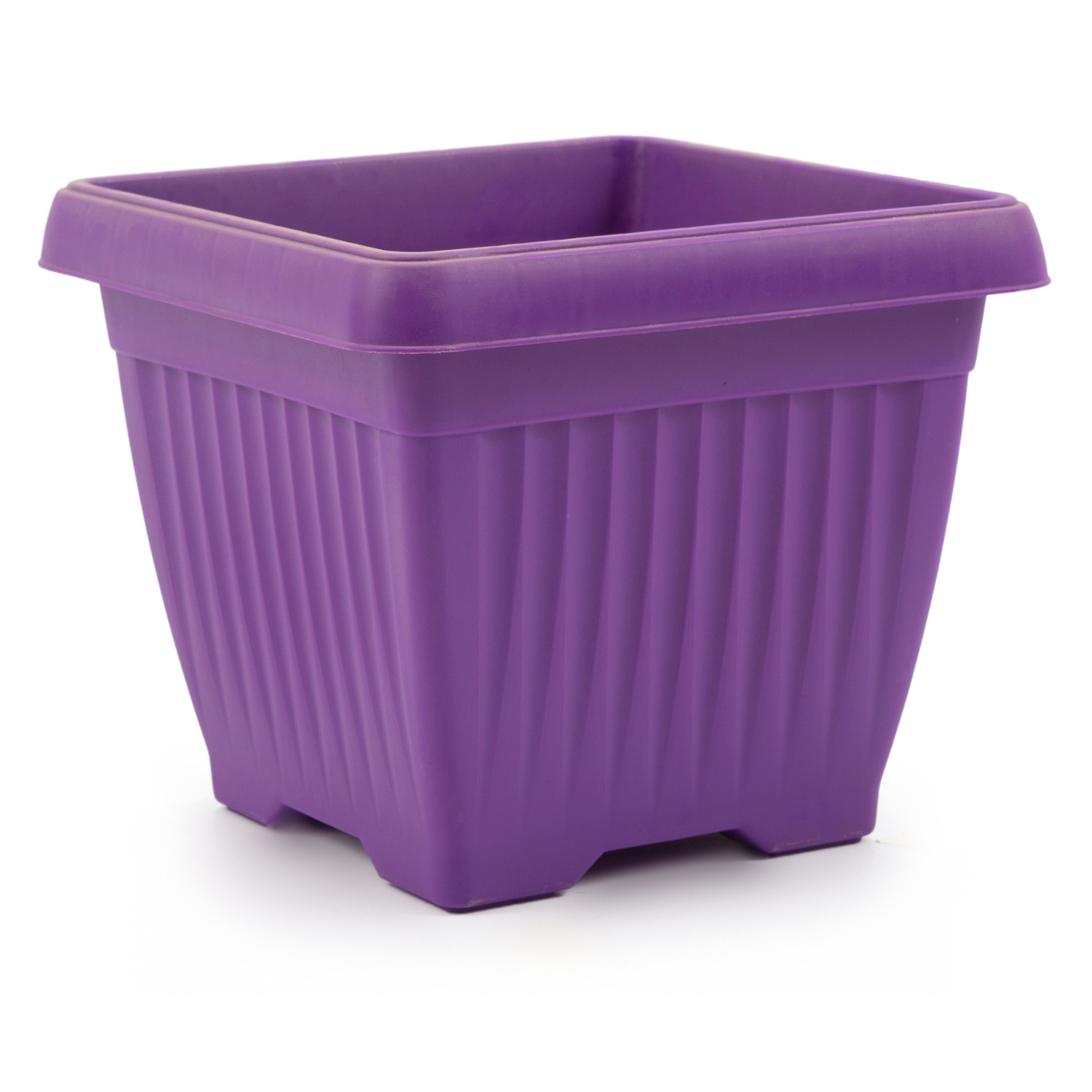Hug A Plant | Bello Square 35CM Plastic Pot for Home & Garden (Pack of 1)