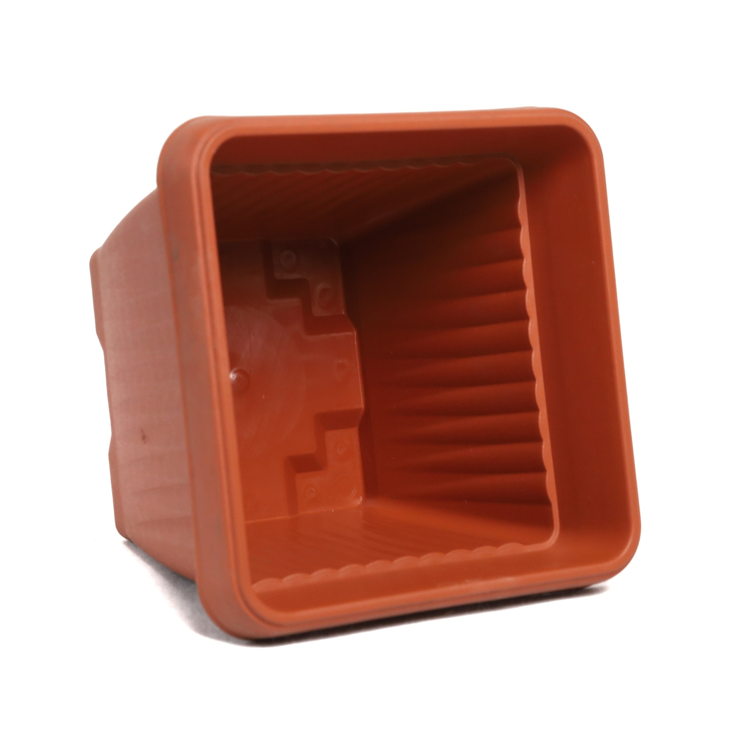 Hug A Plant | Bello Square 25CM Plastic Pot for Home & Garden (Pack of 1)