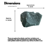 Black Rock Stone for Decoration |Garden|Table| Home Decor|Vase Fillers|Auqarium