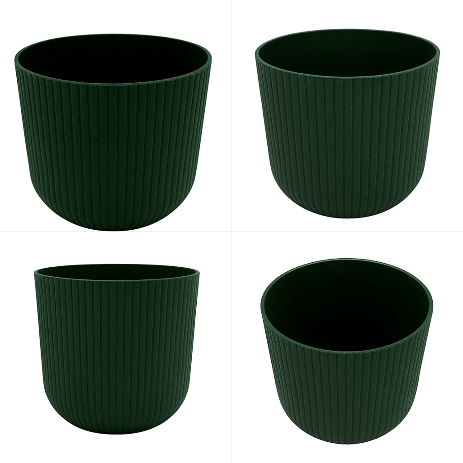 Hug A Plant | Ebizia Round[Eco series] Plastic Pot for Home & Garden (Pack of 1)