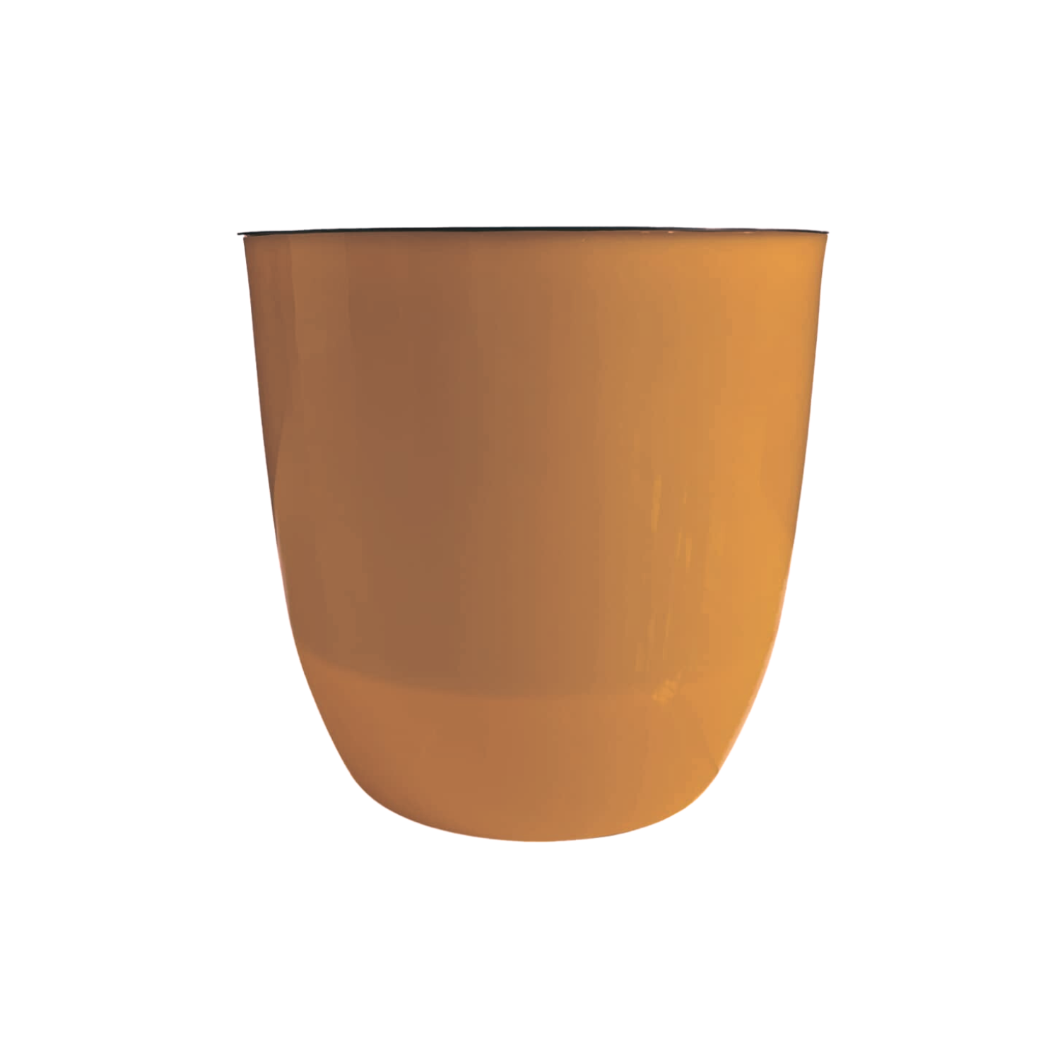 Hug A Plant | Sunny Small Round Plastic Pot with Inner for Home & Garden (20CM|8 INCH)