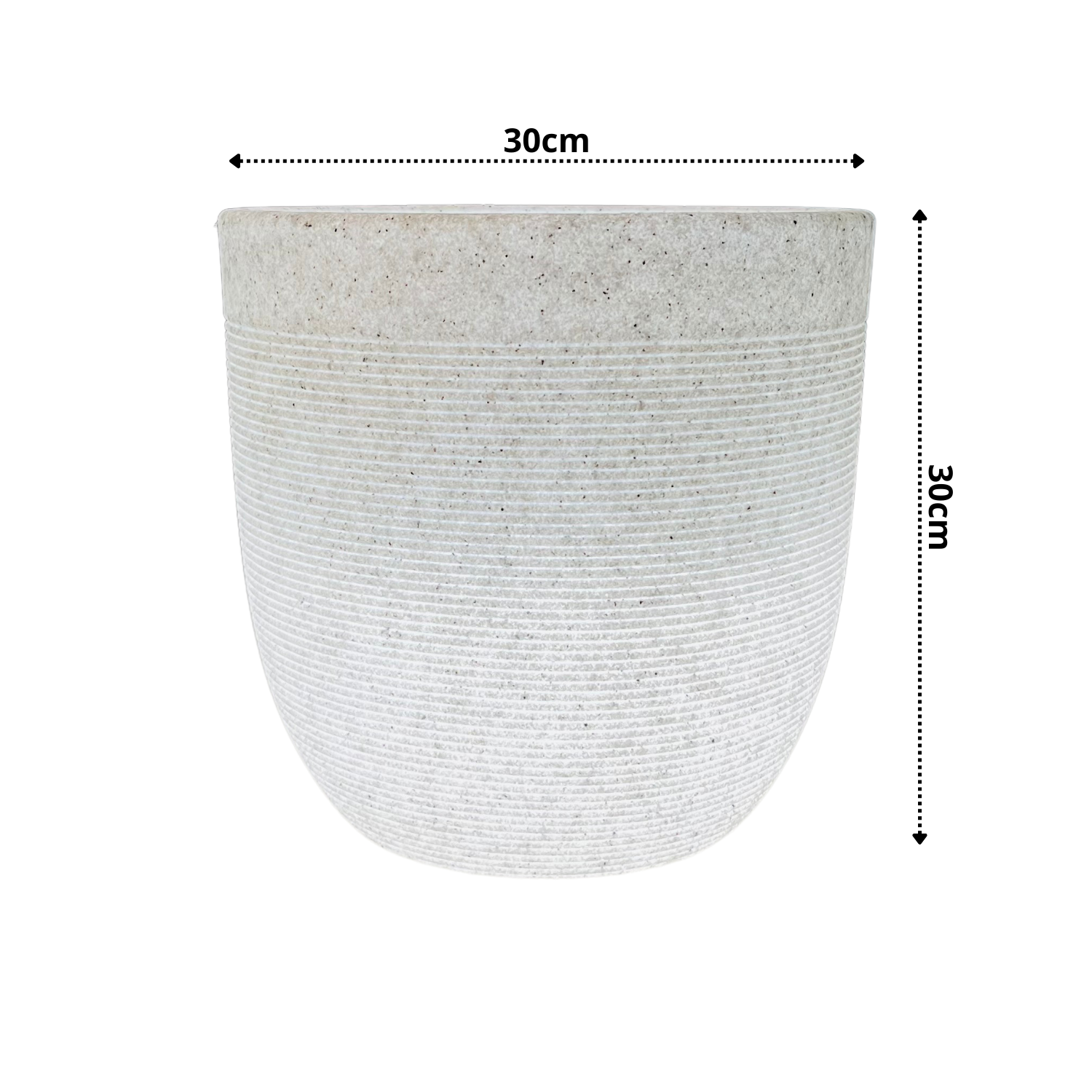 Milano Round Led Pot | Multicolour Led (16 Colours), Remote Controlable, Wireless & Chargeable Plastic Pot (30CM | 11.81 INCH)