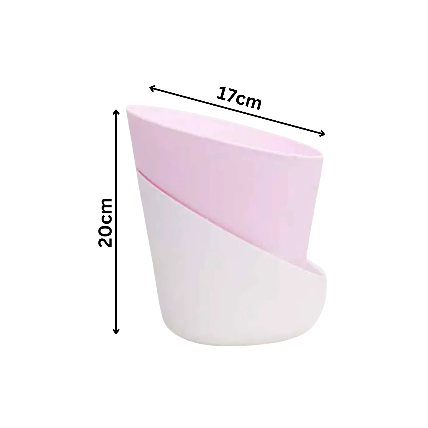 Atlantis Self-watering Plastic Pot for Home & Garden Decor