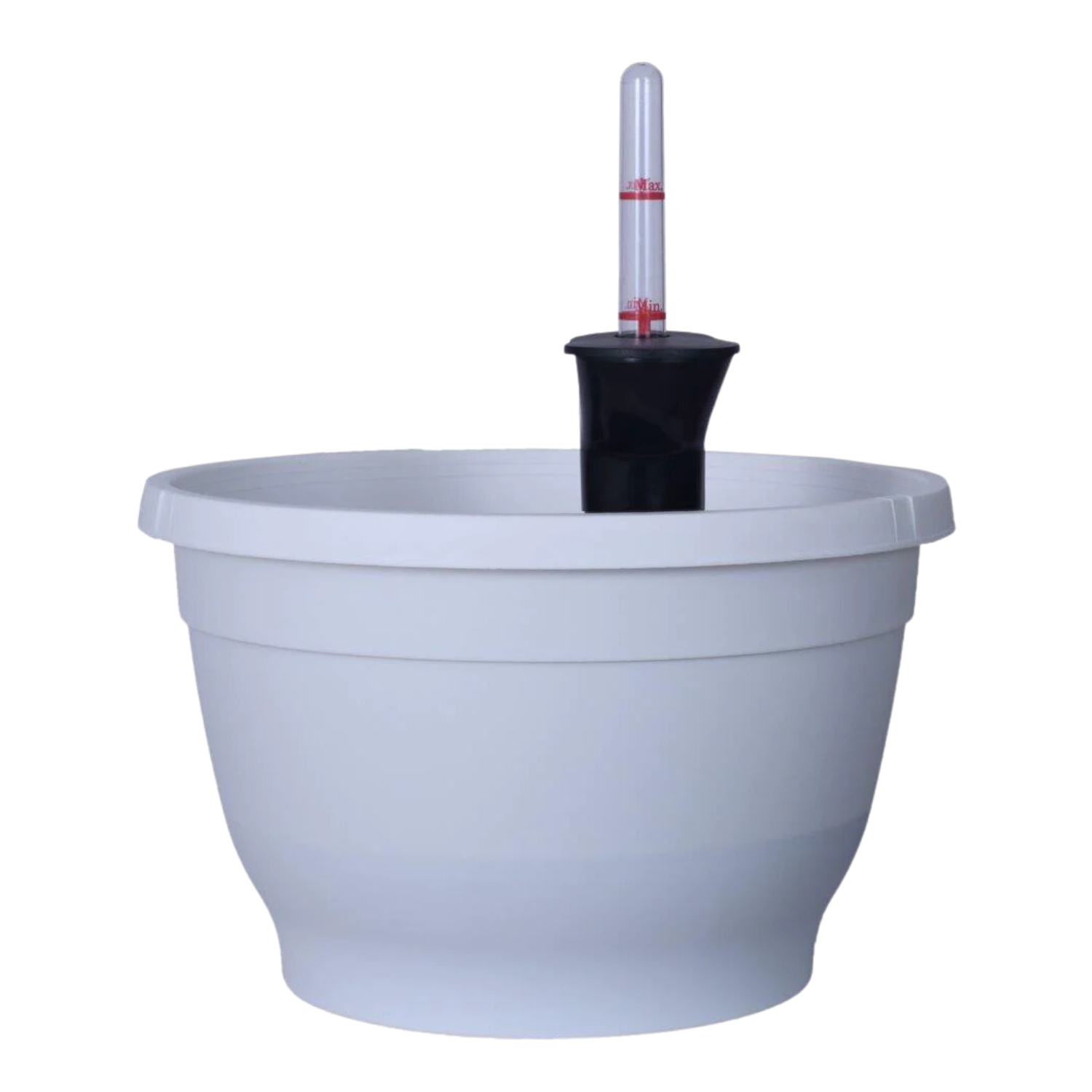 Tuka 25cm Round Plastic Pot With Self Watering Kit