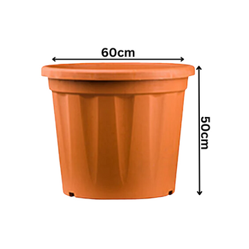 60cm plastic plant pots 24 Inch Grower Plastic Pot Terracotta – Hug A Plant