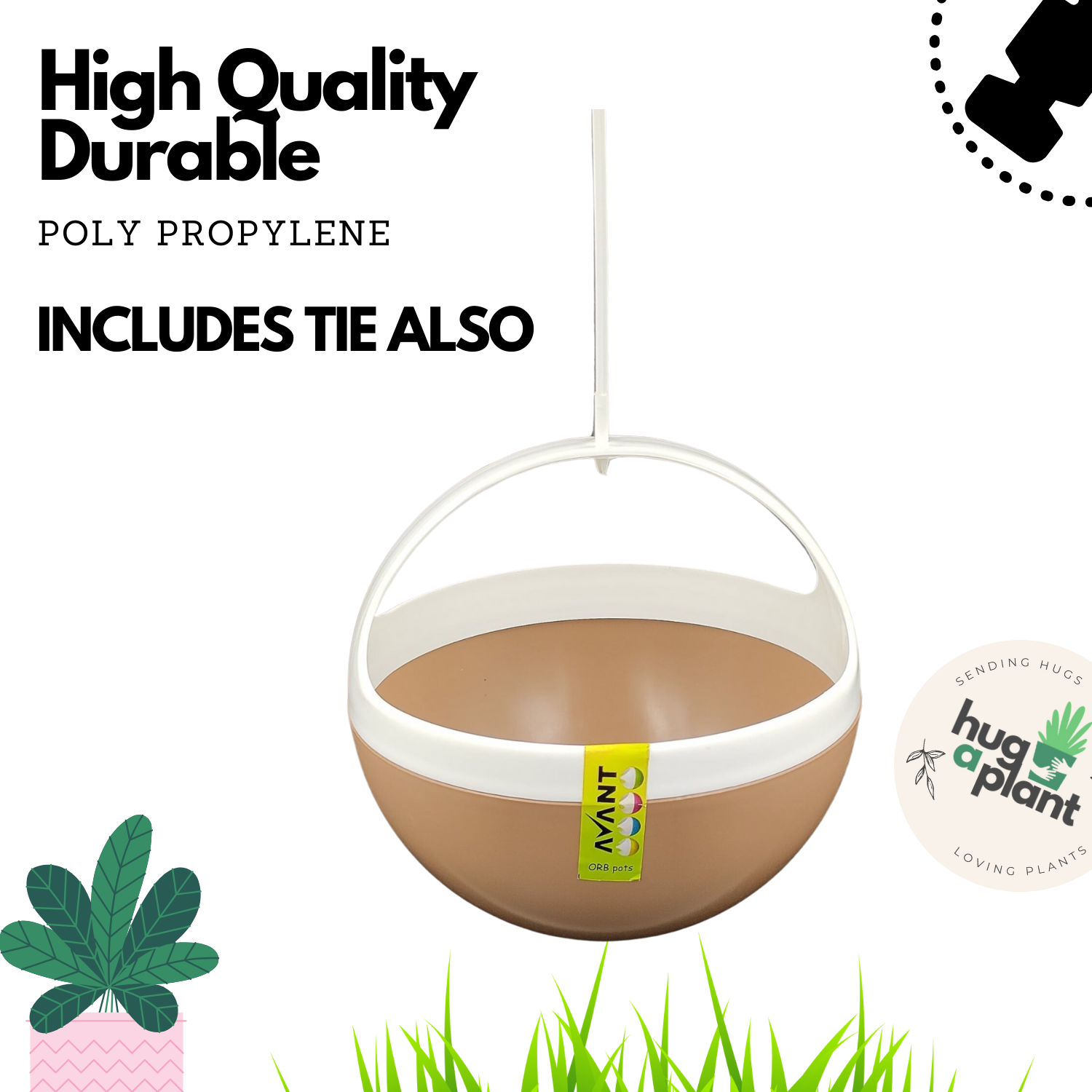 Hug A Plant | Saturn Pot for Home & Garden