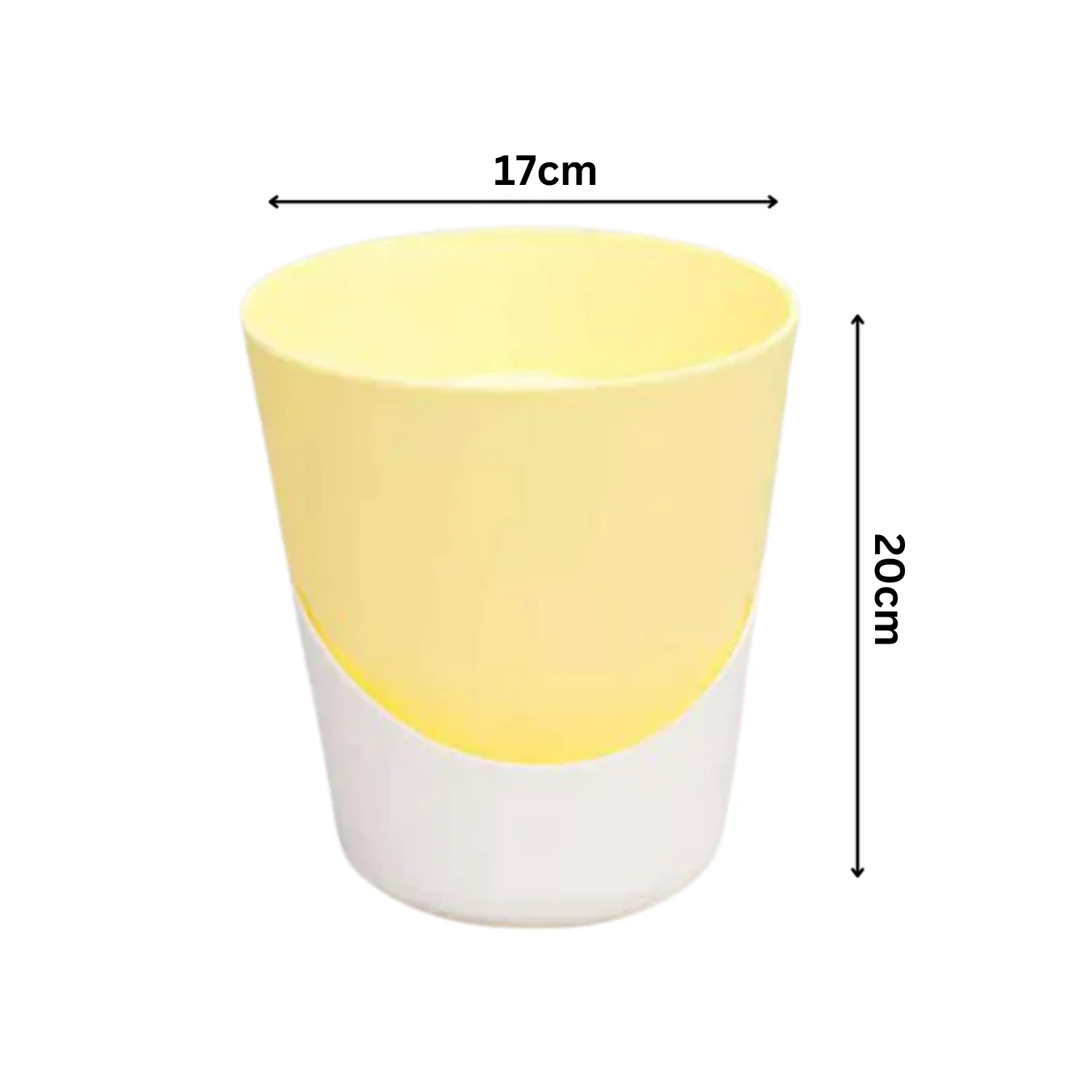 Atlantis Self-watering Plastic Pot for Home & Garden Decor