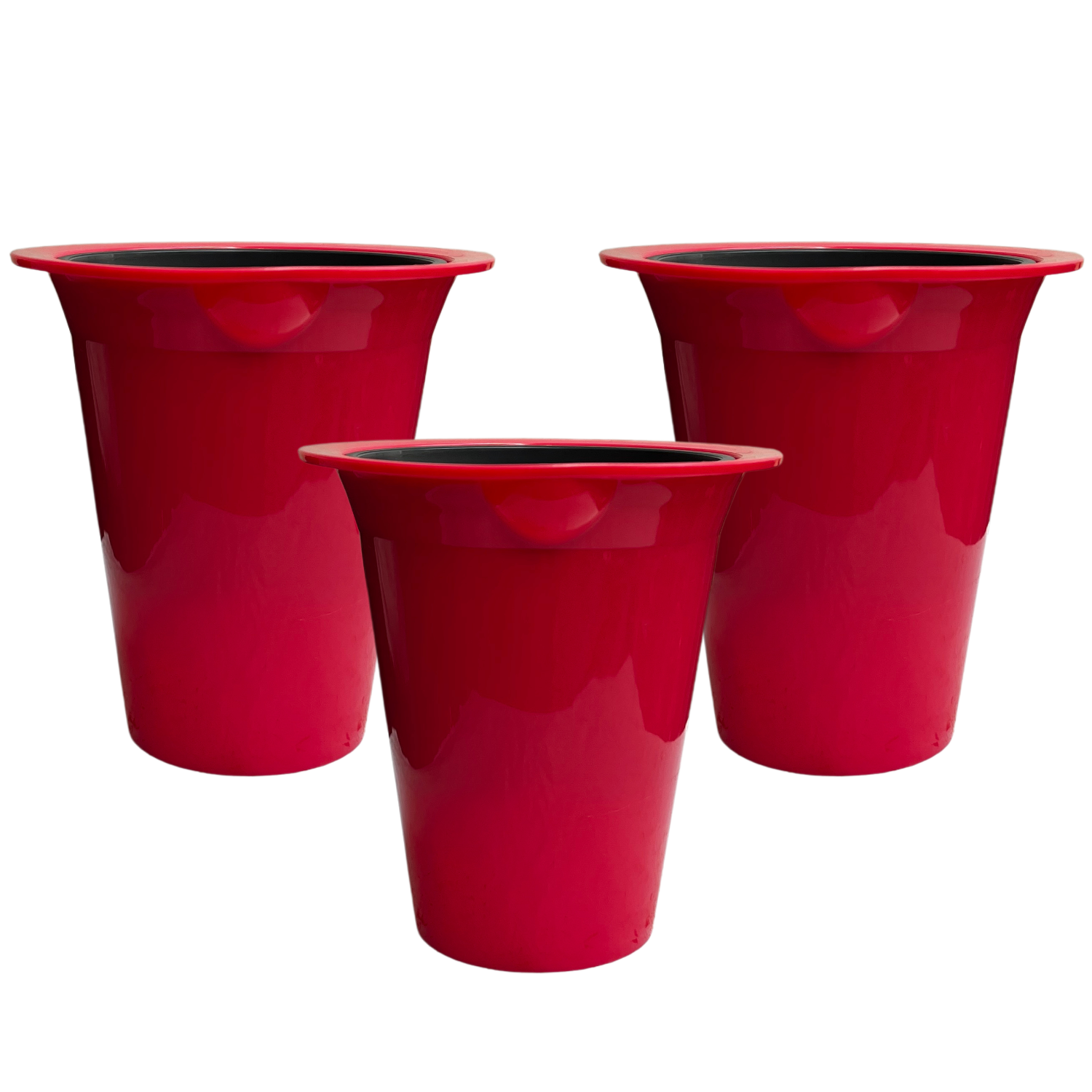 Mascot 10 Clear Round 5inch selfwatering Pot With Wick For Tabletop | Office | Indoor Garden | Home& Garden (5INCH | 13CM)