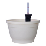 Tuka 25cm Round Plastic Pot With Self Watering Kit