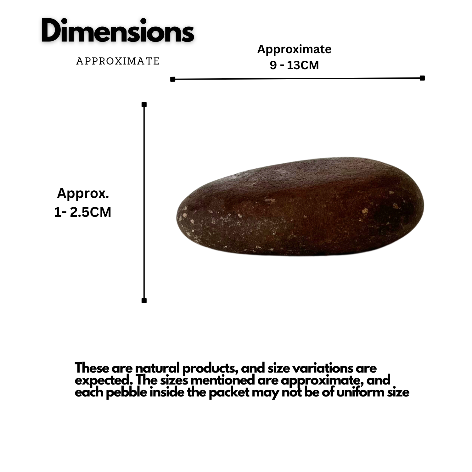 River Unpolished Pebbles for Decoration |Garden|Table|Terrariums| Home Decor|Vase Fillers