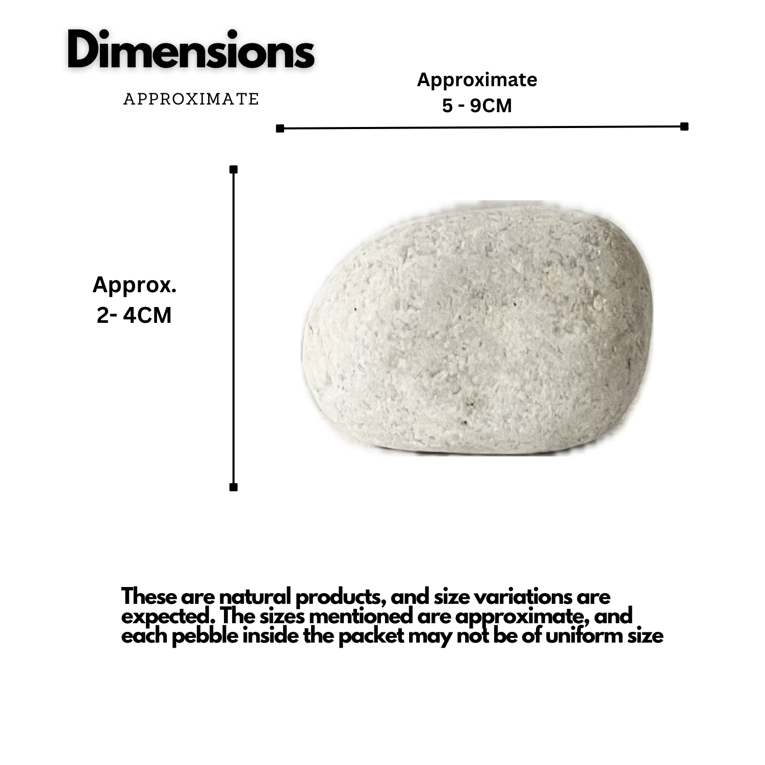 White Unpolished Pebbles for Decoration |Garden|Table|Terrariums| Home Decor|Vase Fillers
