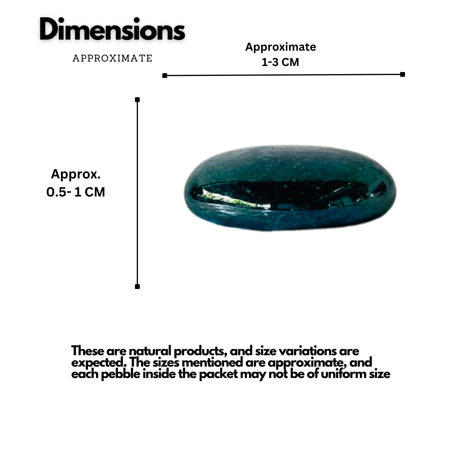 Hard Mixed Glass Pebbles for Decoration |Garden|Table|Terrariums| Home Decor|Vase Fillers