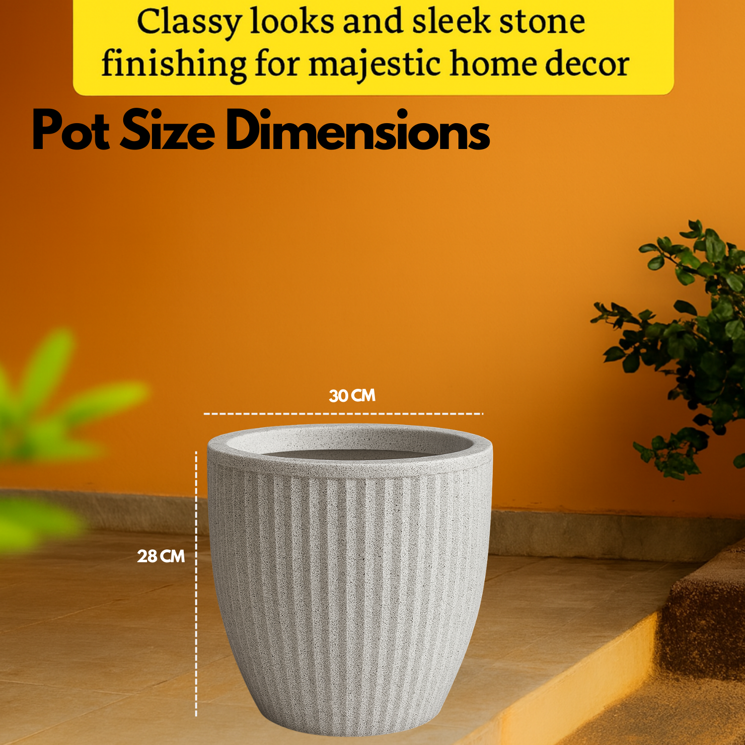 Poppy Rotomolded Pots for Home & Garden (Pack of 1)