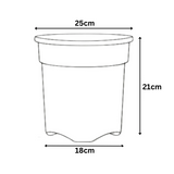 10 Inch Gro Pro Plastic Pot for Home & Garden