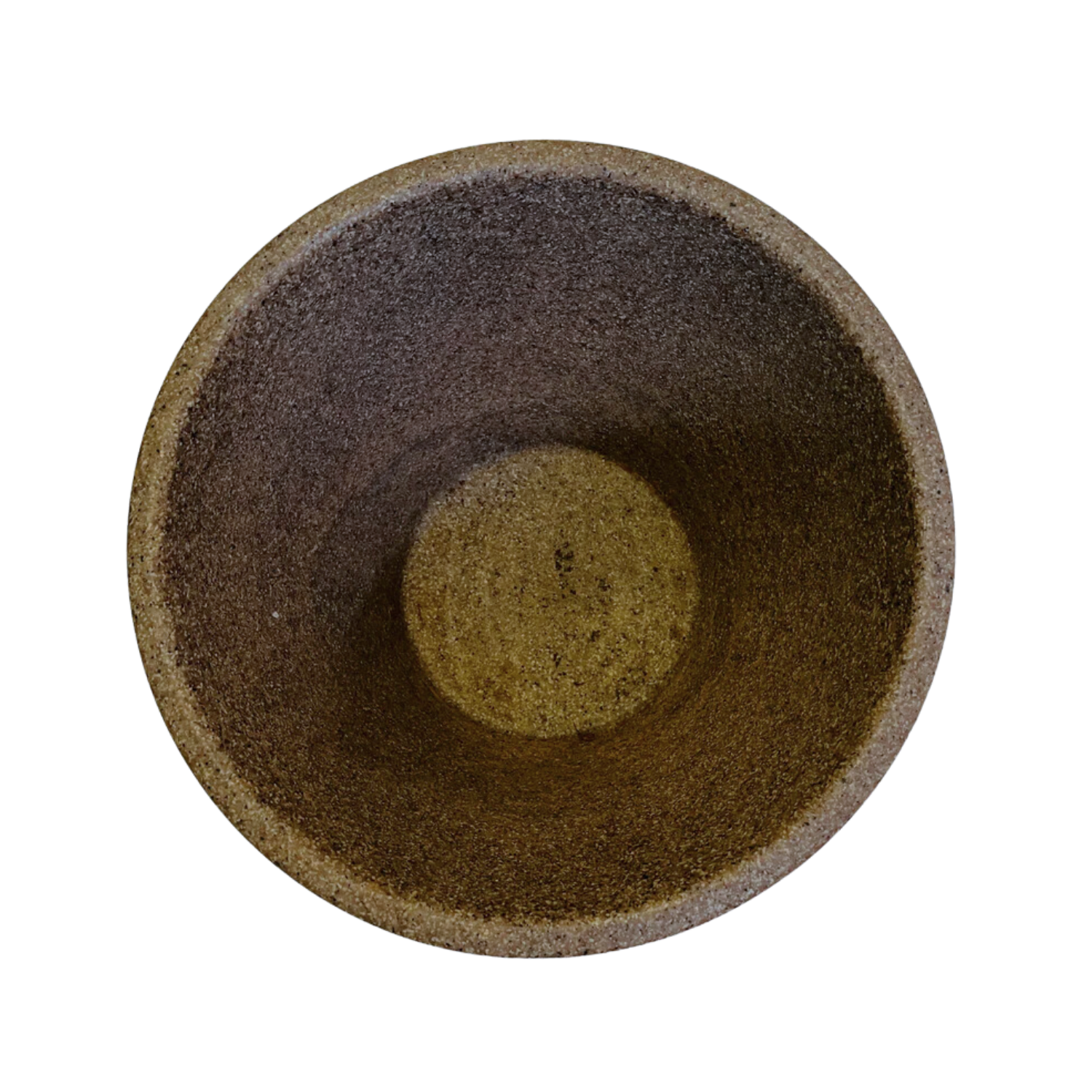 Hug A Plant | Milano Round Rotomolded Plastic Pot With Inner for Home & Garden ( Pack of 1, Sand Stone Finish)