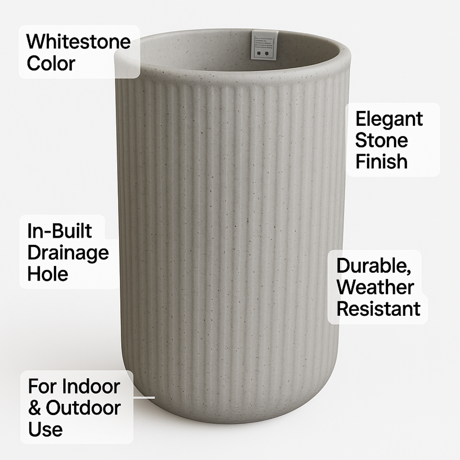 Tokyo Rotomolded pots  for Home & Garden (Pack of 1)