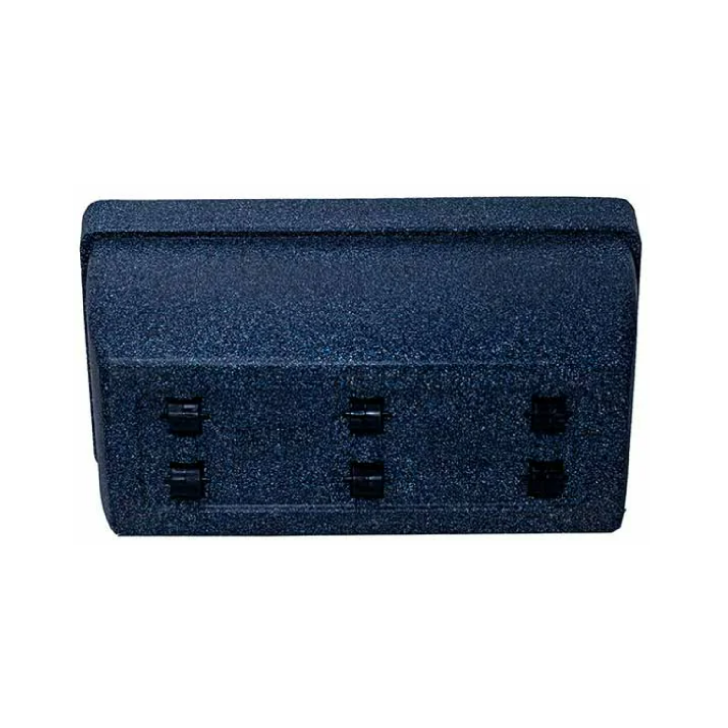Hug A Plant |Barca Rectangle Rotomolded Plastic Pot with Wheels for Home & Garden (Midnight Stone Finish, Pack of 1)