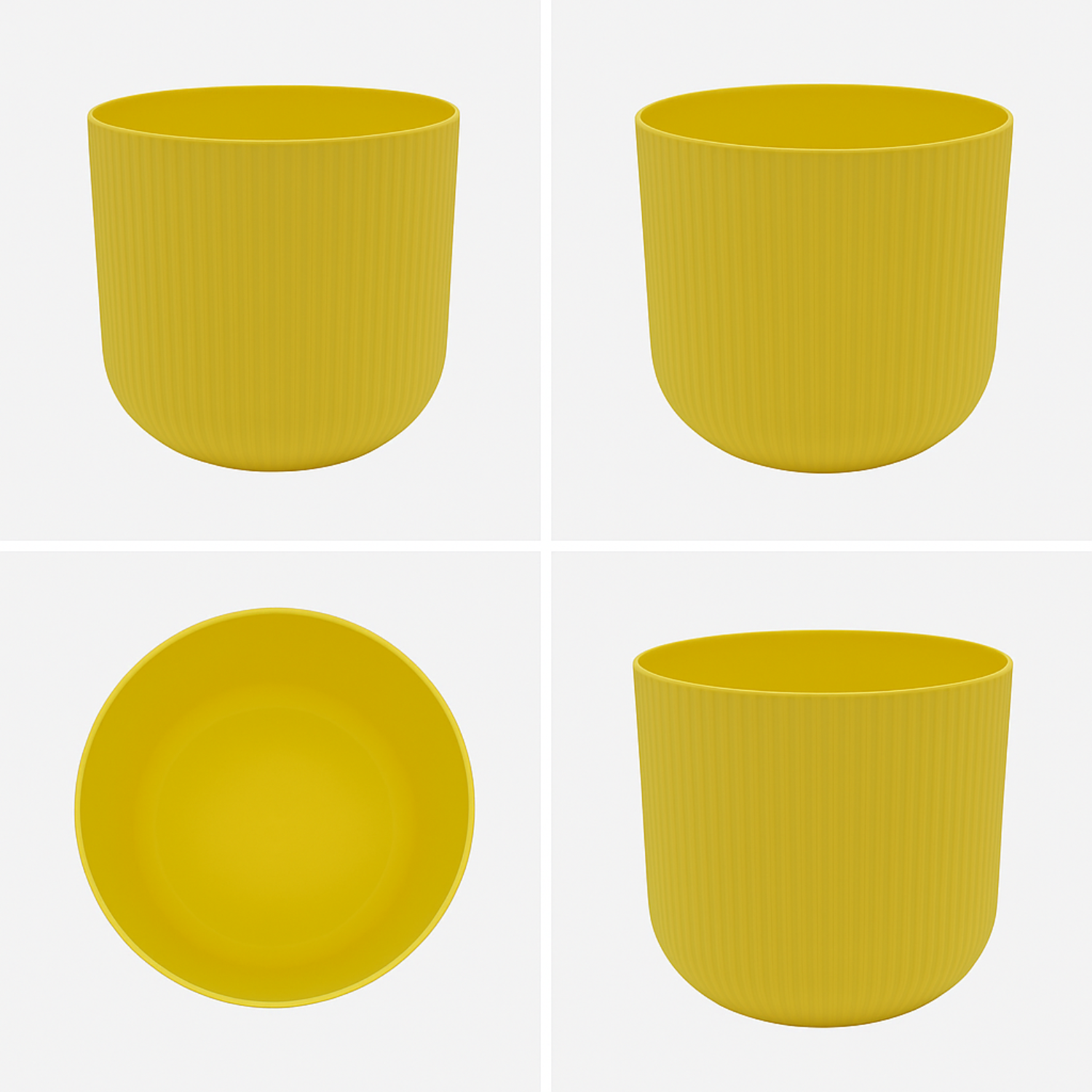 Hug a plant Ebizia Plastic Pot  for Home & Garden (Pack of 1)