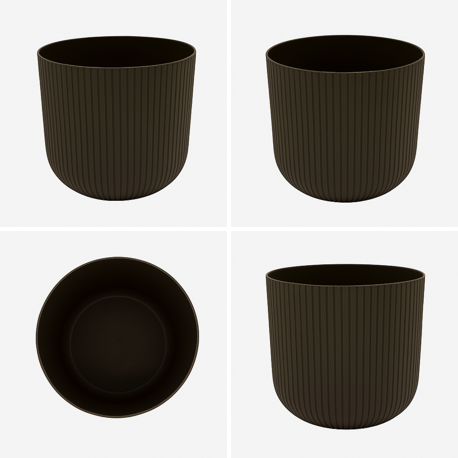 Hug a plant Ebizia Plastic Pot  for Home & Garden (Pack of 1)