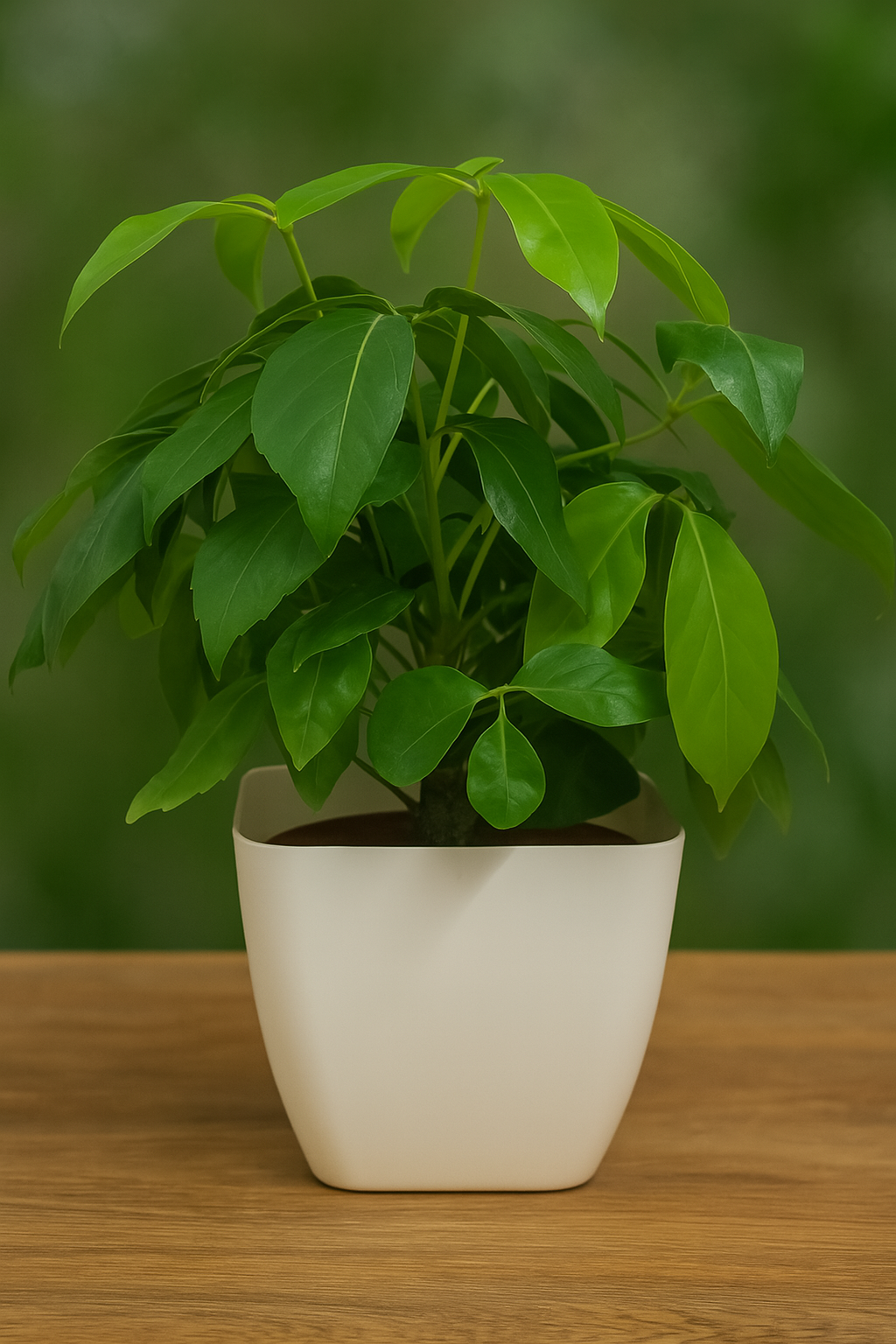 Hug A Plant | Golden Brassia Plant in Siena 25 Designer Plastic Pot – Lush Indoor Foliage