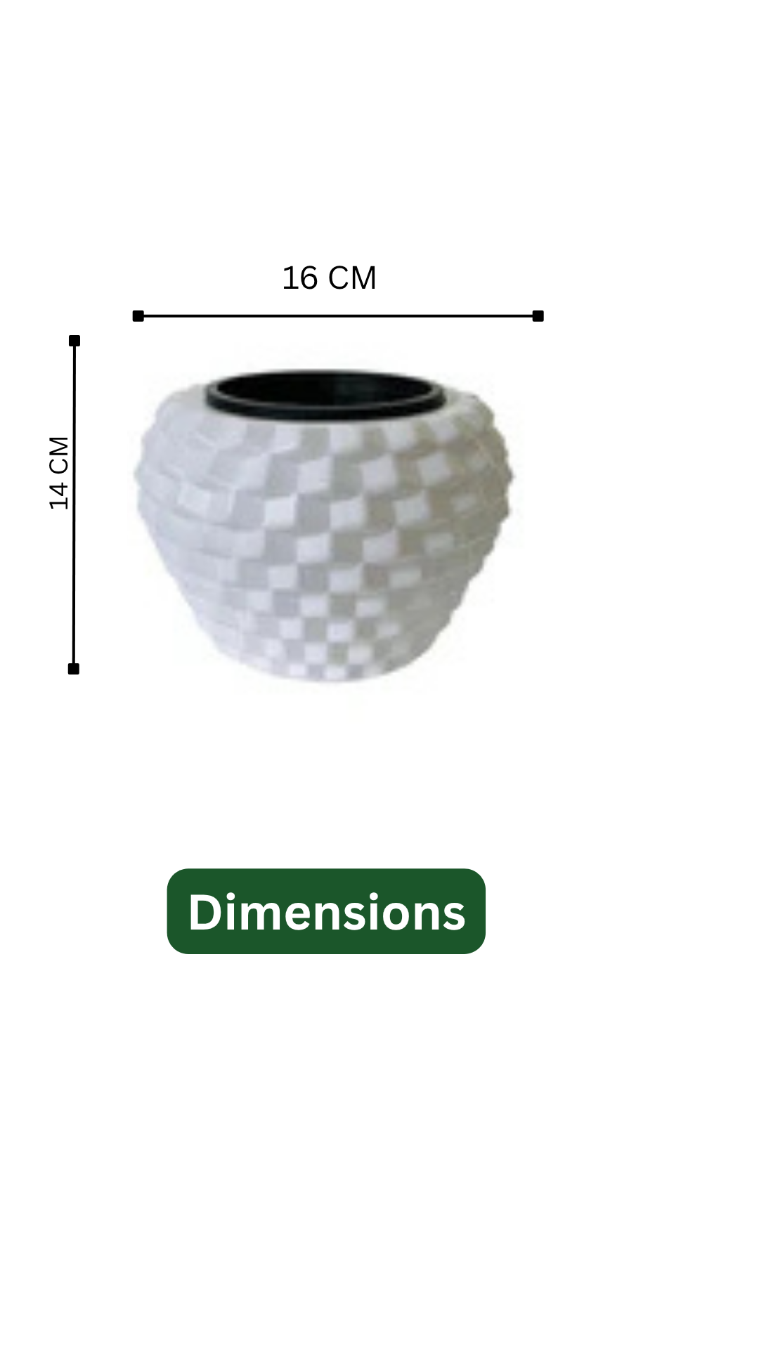 Hug A Plant | Philodendron | Moonshine Plant in Pixel Pot | Round Pot With inner For Tabletop | Office | Indoor Garden | Home& Garden