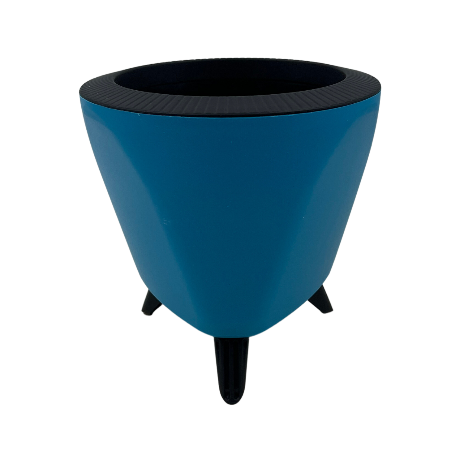 Lagos 13cm Round Plastic Pot for Home & Garden Decor