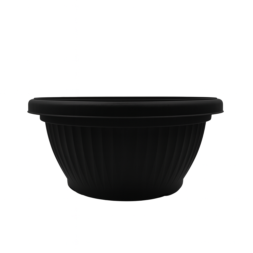 Hug A Plant Bello Bowl Planter 30cm Round Plastic Pot For Home & Garden
