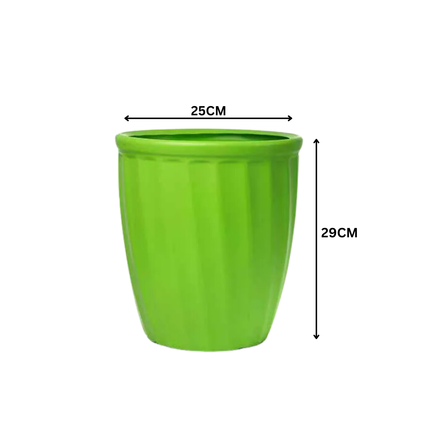 Kyiv Planter Round Plastic Pot for Home & Garden Decor
