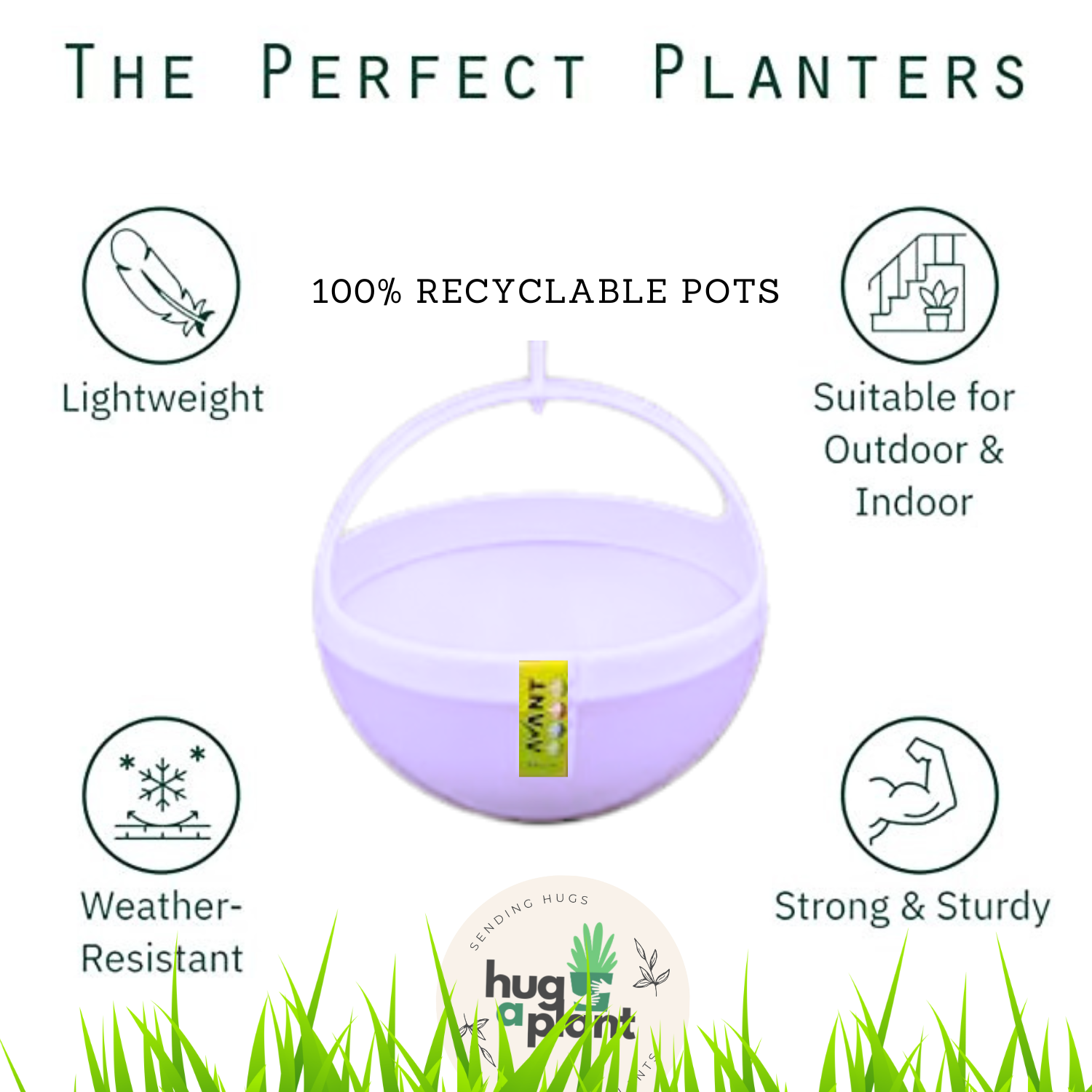 Hug A Plant | ORB Duo Pot for Home & Garden