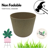 Hug A Plant | Ebizia Round[Eco series] Plastic Pot for Home & Garden (Pack of 1)