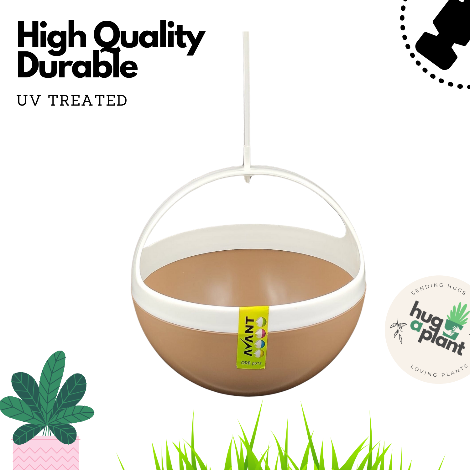 Hug A Plant | ORB Duo Pot for Home & Garden