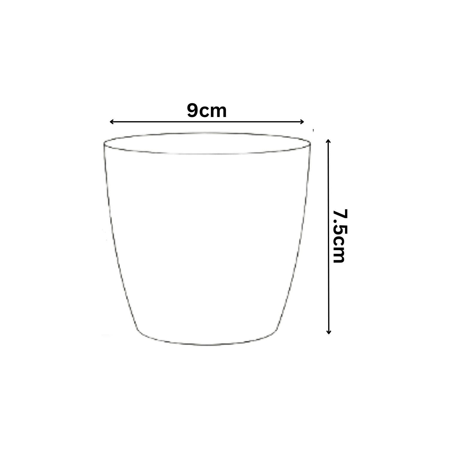 Valencia Magnet Big Plastic Pot