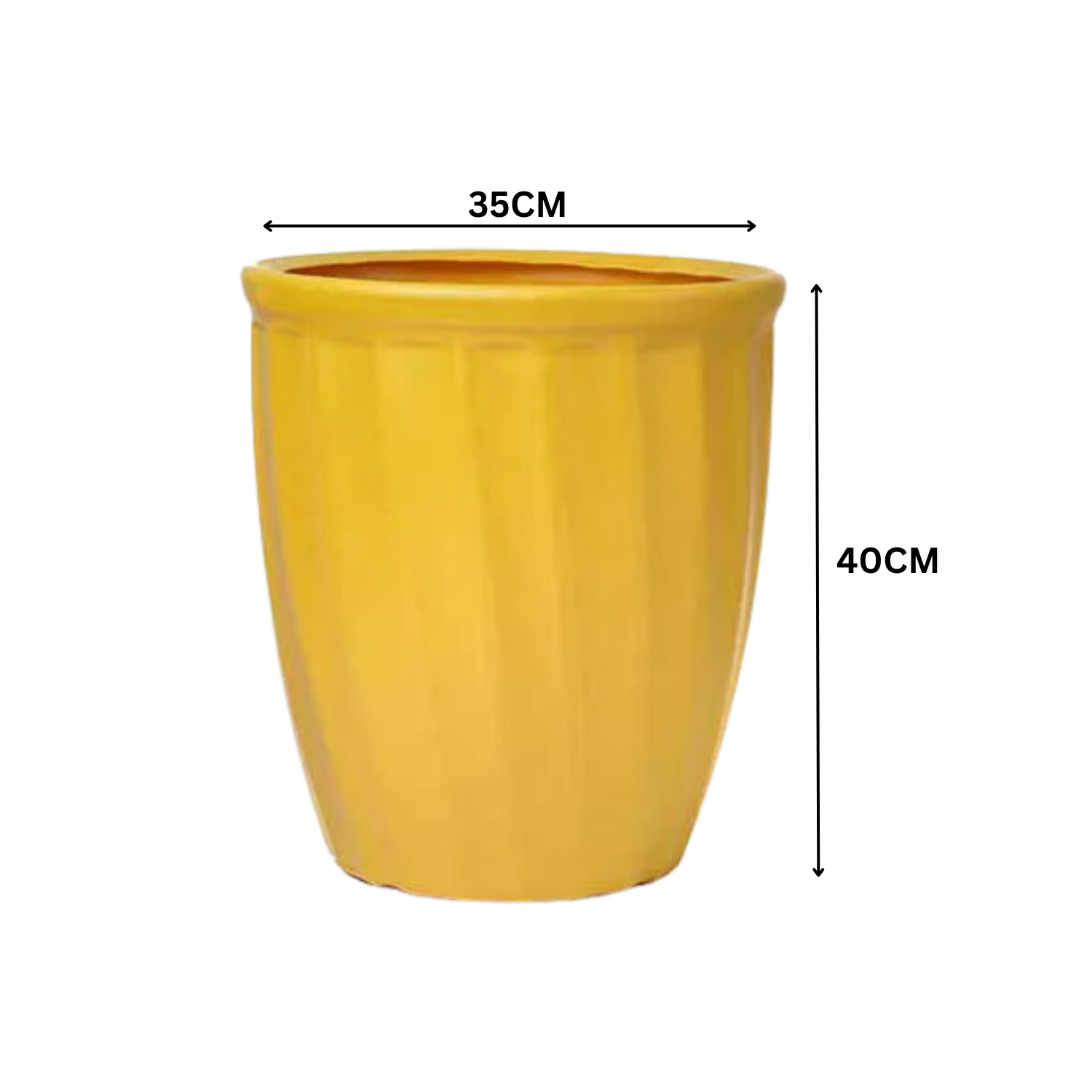 Kyiv Planter Round Plastic Pot for Home & Garden Decor