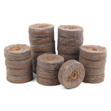 Jiffy Bag Coir Seed Germination Kit 42mm Large Pellets - Seeds Starting - Jiffy Bag Helps to Grow Seedlings | 50mm (After Expansion)