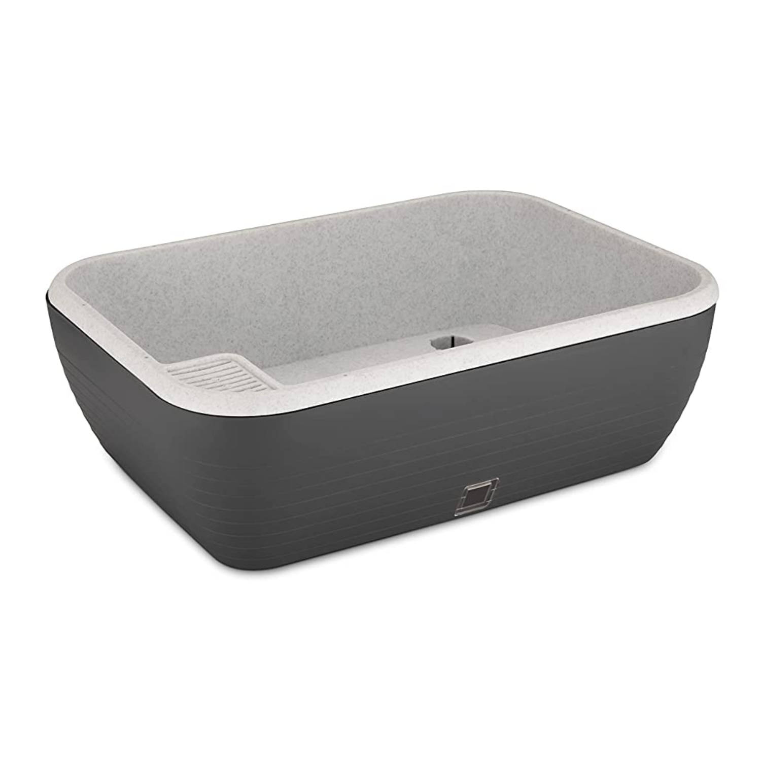 Contessa Rectangle Pot for Outdoor Indoor with Self-Watering System/Flower Pot (Home & Garden)