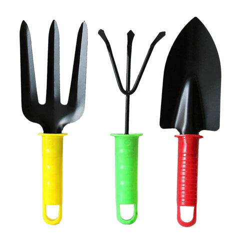 COLORFULL GARDEN TOOL SET SET OF 3PC