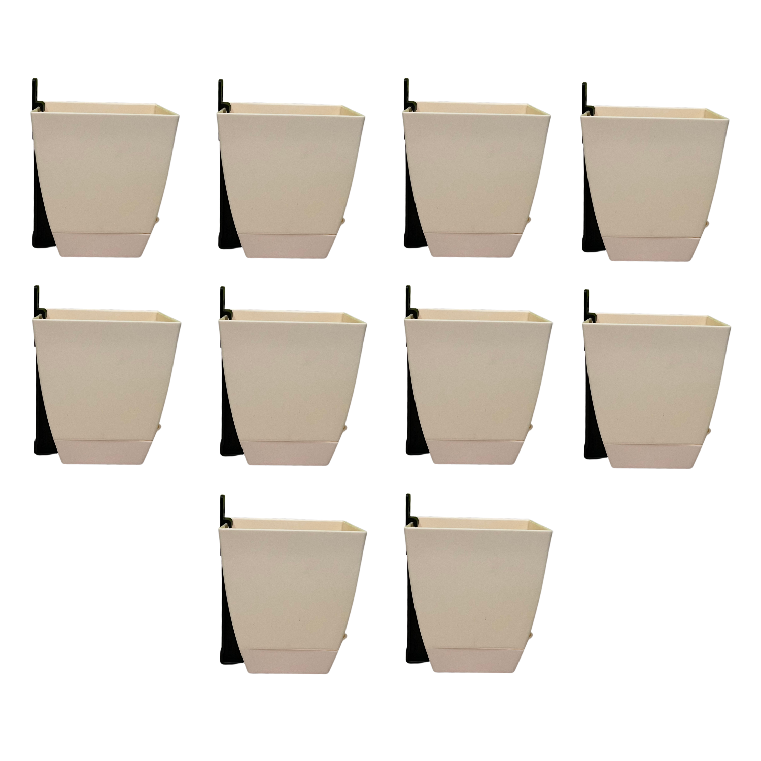 Hug A Plant|Chatura 8cm Self Watering Square Pot with Nail Hook for Home & Garden Decor (8CM|3.4INCH)