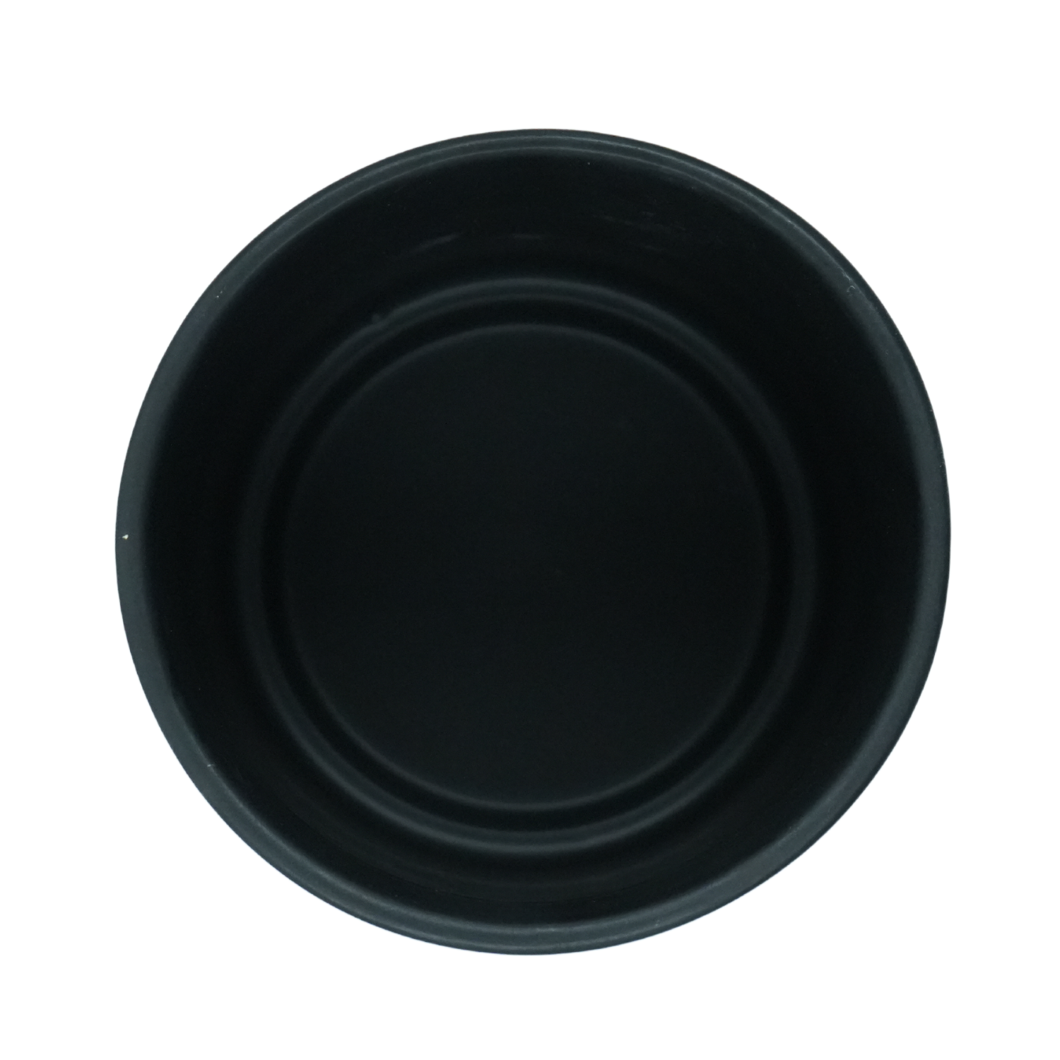 Designer Ceramic Pot (Black, Matt Finish,Small) for Home & Indoor Plant Decor