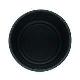 Designer Ceramic Pot (Black, Matt Finish,Small) for Home & Indoor Plant Decor