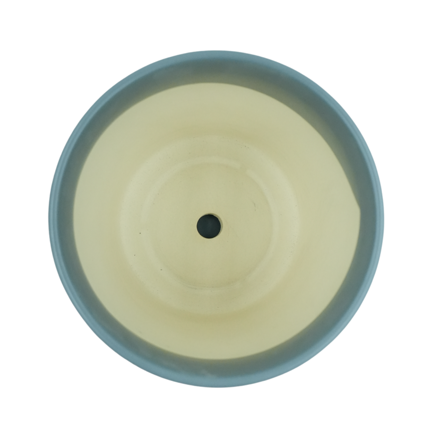 Designer Ceramic Pot (Grey, Glossy Finish,Small) for Home & Indoor Plant Decor