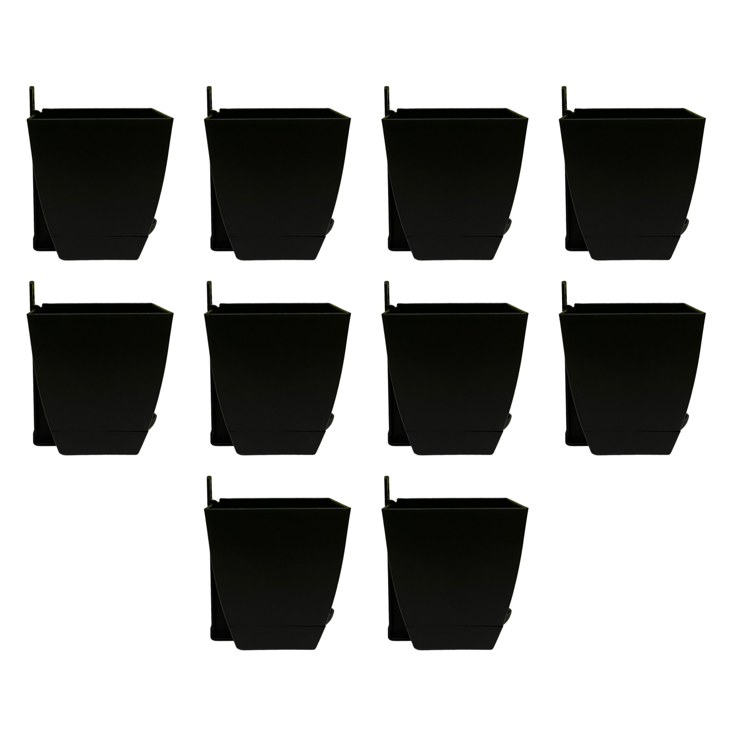 Hug A Plant|Chatura 8cm Self Watering Square Pot with Nail Hook for Home & Garden Decor (8CM|3.4INCH)