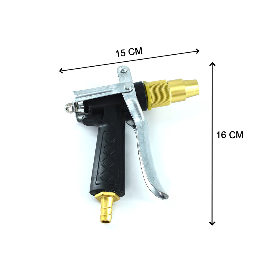 DURABLE GOLD COLOR TRIGGER HOSE NOZZLE WATER LEVER SPRAY